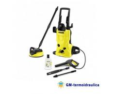 Idropulitrice Professionale Alta Pressione Acqua Fredda Karcher K 4 + Kit Casa Home + Lavapavimenti T 250 Modello 1.180-158.0 Accessori Inclusi