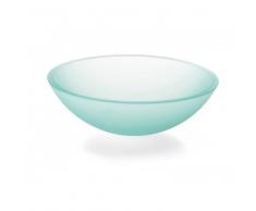 Lineabeta Acquaio 53695 Lavabo Appoggio 30 Cm, Vetro Acidato