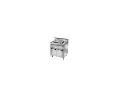 Friggitrice a Gas Con mobile Fimar Due Vasche Capacità Vasche 20 Litri Dimensioni L80xP70xh98 Modello SFM20DM