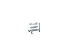 Carrello di servizio inox BK tre ripiani Dimensioni cm L 86 x P 54 x 94h Modello RPC-L3