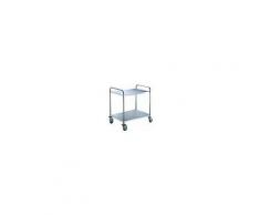 Carrello di servizio inox BK due ripiani Dimensioni cm L 81 x P 46 x 85h Modello RPC-M2