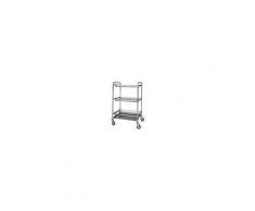 Carrello di servizio porta piatti Forcar 3 piani scolapiatti. Dimensioni cm. L110xP62xH134 Modello CA1399