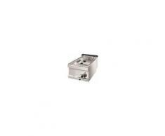 Friggitrice elettrica Giga da banco una vasca 8 lt Dimensioni L40xP70xH30 Modello TF1E Struttura in acciaio inox