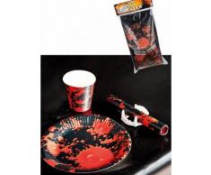 Kit decorazione horror da tavola per 6 persone Taglia Unica