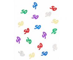 Coriandoli da tavola numero 50 Taglia Unica