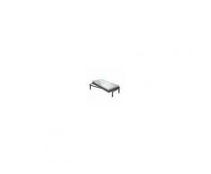 InMaterassi Kit Thermo - Materasso Memory Traspirante Alto 22 Cm + Rete A Doghe + Cuscini Memory Kit - 80x200 Cm Singolo + Rete + 1 Cuscino