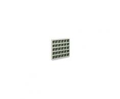 Scaffale portaminuteria in metallo a 36 caselle - mod. sca36 - struttura monoblocco - dim. cm l 60 x p 10 x h 60 - volume m³ 0,04 - peso kg. 7 Categorie: - scaffale portaminuteria - scaffali portaminuterie - scaffale portaminuteria a 20 caselle - scaffal