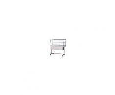 TERMOVETRINE CON CARRELLO E MENSOLA - Serie TCMVC - Vetri curvi - Struttura in acciaio inox AISI 304 - Finitura Scoth Brite - Vetri temperati - Umidificatore - Controllo termostatico per evitare il surriscaldamento - e garantire un consistente risparmio