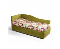 Goldflex - LETTO SINGOLO con SECONDO LETTO ESTRAIBILE A SCOMPARSA, due letti in uno! Ottima imbottitura - offerto nelle MISURE 80x190 o 80x200 - STILE MODERNO qui in MICROFIBRA ma ordinabile anche in TESSUTO o SIMILPELLE , - Certificato PRODOTTO ITALIANO.