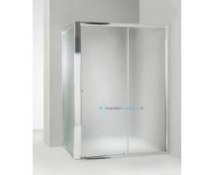 Box Doccia Angolare Anta Fissa Porta Scorrevole 80x105 Cm Opaco