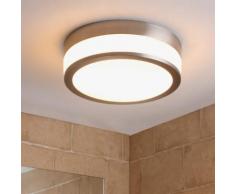 Flavi - plafoniera LED per bagno nichel satinato