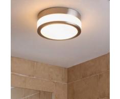 Flavi - plafoniera per bagno nichel satinato