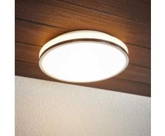 Lyss - lampada LED da soffitto per bagno cromata