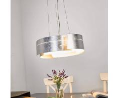 Lampenwelt.com Moderna lampada a sospensione LED Keyron argentata