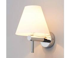 Lampenwelt.com Elegante lampada da bagno Violetta da parete