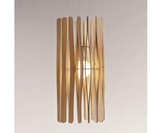 Fabbian Lampada a sospensione Stick in legno 33 cm