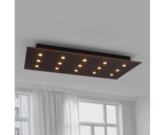 Lampenwelt.com Juri - lampada LED da soffitto in legno