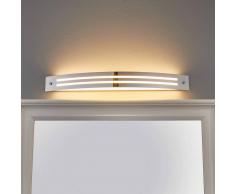 Lampenwelt.com Clema - lampada LED da parete per il bagno