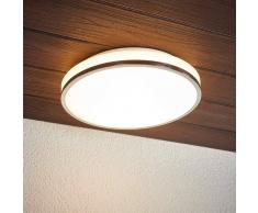 Lampenwelt.com Lyss - lampada LED da soffitto per bagno cromata