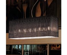 Luceplan Lampada a sospensione di design Plissé, nera