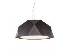 Fabbian Lampada a sospensione LED Crio in legno scuro