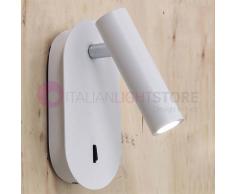 GRUPO NOVOLUX Dirk Lampada A Parete Da Lettura A Led Orientabile Design Moderno