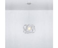 emporium Nuvola SP - Lampada a sospensione di design - Rosso/Bianco