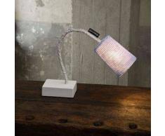 ines artdesign Lampada da lettura Paint T Stripe - Stripe Rosso/Bianco