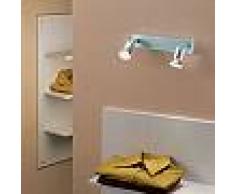 linea light Applique a faretti alogeni per parete Spotty - Cromo
