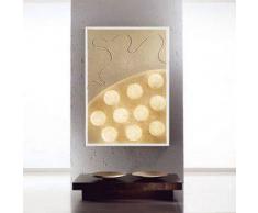 ines artdesign Quadro luminoso Ten moons - Cornice nera