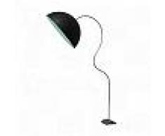 ines artdesign Lampada da salone Mezza Luna Piantana - Nero/Turchese