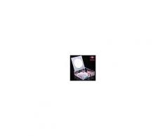Organizer porta trucchi cosmetici contenitore trucco con specchio scatola make up