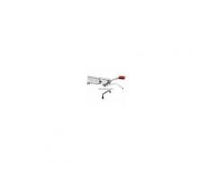 RUBINETTI PER LAVELLI/LAVAMANI A PEDALE CON EROGATORE - Leva di sloccaggio cromata per sblocco rubinetto - Leva di comando colore rosso per acqua calda - Erogatore basetta esagonale - Con canna ad U - Portata max. 4 bar: 18L/min - Foro fissaggio erogator