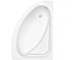 Vasca da Bagno 150x102cm in Acrilico Versione Angolare Destra con Pannello