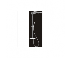 TRIO QUADRA COLONNA DOCCIA TERMOSTATICA CON SOFFIONE 240X360 3FUNZIONI CON PROTHERM