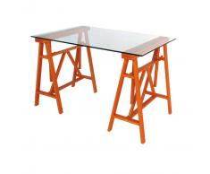 Happy design Scrivania paride colore Grigio chiaro