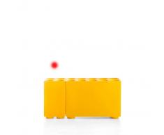 Pedrali Portaombrelli brick a 4 fori colore Giallo