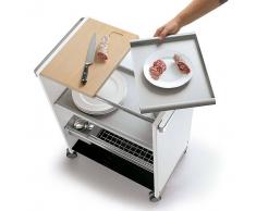 Pezzani Carrello da cucina combi tortora