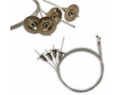 kit di fissaggio pannello LED Set di fissaggio al soffitto Supporto a soffitto Cavi per lampade a