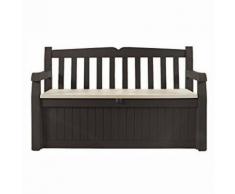 Keter Cassapanca panchina baule 140x60x84cm in resina esterno Eden K211344