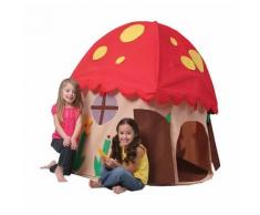 Casetta Tenda Bambini In Tessuto Bazoongi Mushroom House