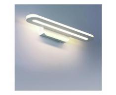 Applique co-tratto 754 30a 34cm 15w led 2000 lm ip20 monoemissione lampada parete moderna specchio