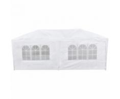 Gazebo Economico 3x6 Bianco 287x587x315 cm -Greencut
