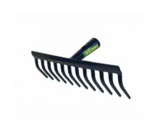 Rastrello Brixio 10 Denti 27 Cm In Acciaio Stampato Senza Manico 1 Pz