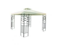 GAZEBO BLINKY METALLO DECORATO CM.300X300