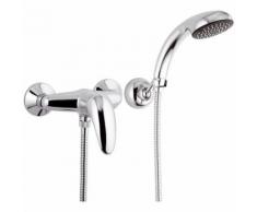 Rubinetto esterno doccia con doccia duplex e leva frontale - serie ten