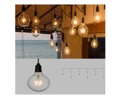 6 LAMAPADE LAMPADINE FILAMENT LED CATENA FILO LUCI DA ESTERNO VINTAGE LUCE CALDA NATALE