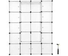 Armadio Armadietto Guardaroba Scaffale Cubi Mobiletto Modulare LPC30W