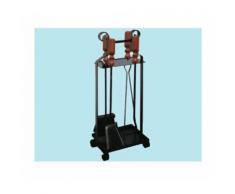 Set Utensili Per Camino Totem 4 Pz. In Ferro Battuo Manico Legno -640