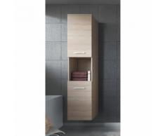 Armadietto Montreal 131 cm altezza sonoma rovere chiaro - Mobiletto, armadietto per il bagno,